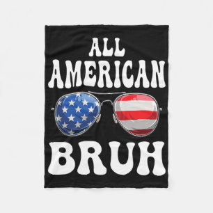 All American Bruh 4. Juli Jungs Kinder Tweens Tod Fleecedecke