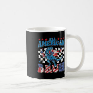 All American Bruh Dinosaur T-Rex Patriotisch 4. Ju Kaffeetasse