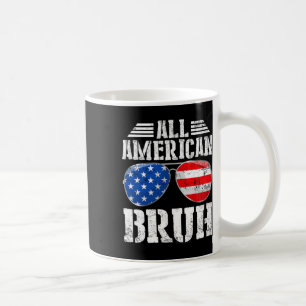 All American Bruh Frohes 4. Juli Boys Patriotisch Kaffeetasse
