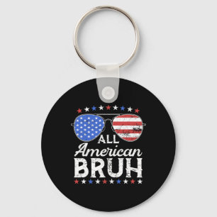 All American Bruh Lustige Kinder Teenager Jungen P Schlüsselanhänger