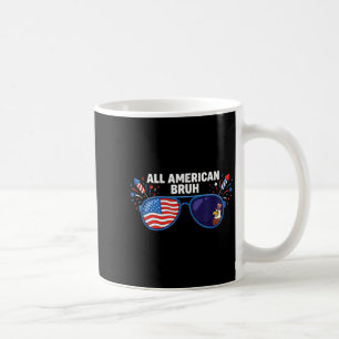 All American Bruh Lustiges Usa Grafik Kunst Kaffeetasse