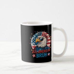 All American Bruh Patriotisch 4. Juli Weißkopfseea Kaffeetasse