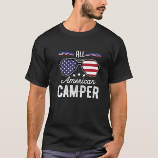 All American Camper 4th of July Sonnenbrille T-Shirt