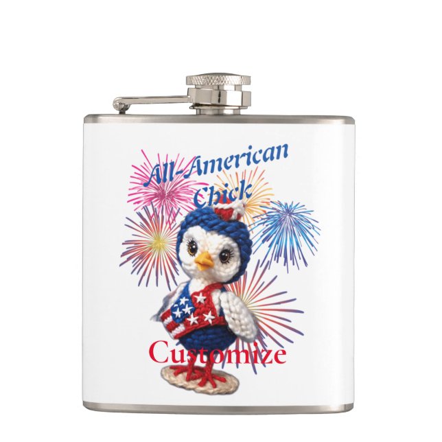 All-American Chick Thunder_Cove Flachmann (Vorderseite)
