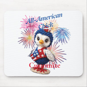 All-American Chick Thunder_Cove Mousepad