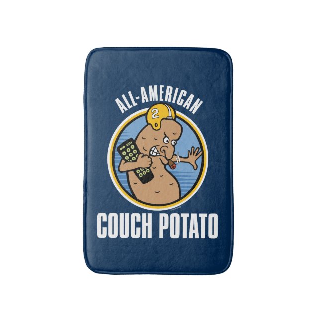 All-American Couch Potato Badematte (Vorderseite Vertikal)