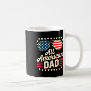 All American Dad Retro USA-Flagge Sonnenbrille 4. Kaffeetasse