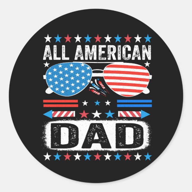 All American Dad Sticker (Devant)