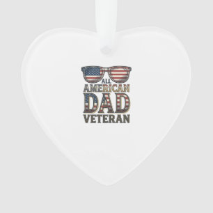All American Dad Veteran Patrioten Sonnenbrille T- Ornament