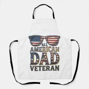 All American Dad Veteran Patrioten Sonnenbrille T- Schürze