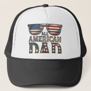 All American Dad Veteran Patrioten Sonnenbrille T- Truckerkappe