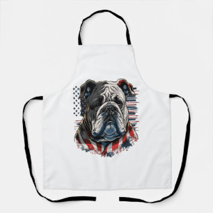 ALL AMERICAN DOG-Liebhaber englische Bulldogge Schürze