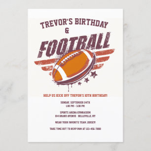 All American Football Einladung