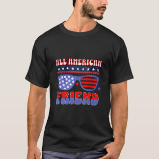 All American Freund 4. Juli Patriotische Sonnenbri T-Shirt