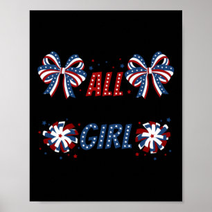 All American Girl 4. Juli Coquette Bows American Poster
