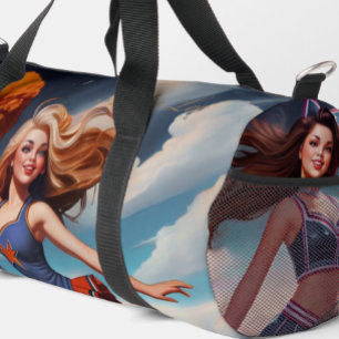 All American Girl Mashup Cheerleader Duffel Bag Duffle Bag