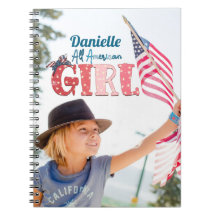 All American Girl Personalisiert Notebook