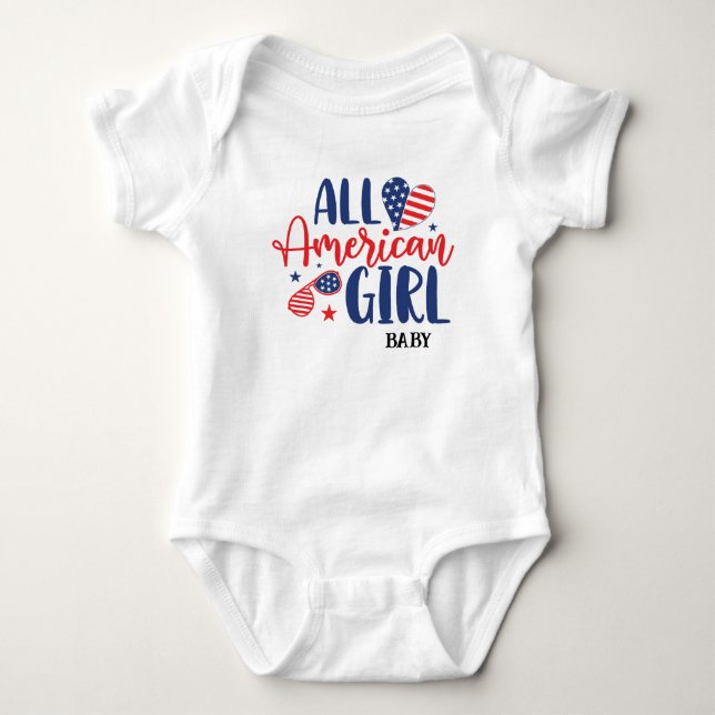 All American Girll (Baby) T - Shirt (Vorderseite)