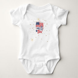 All American Girls Fireworks Baby Bodysuit Strampler