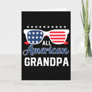 All American Grandpa 4. Juli USA Sonnenbrille Herr Karte