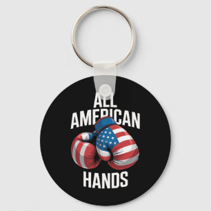 All American Hands Boxhandschuhe Patriotisch Usa F Schlüsselanhänger