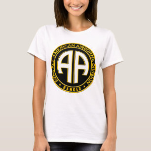 All American Im Flugzeug Ranger Lässig Patch T-Shirt