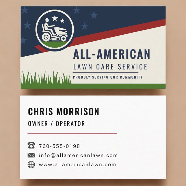 All-American Lawn and Landscaping Visitenkarte (Von Creator hochgeladen)
