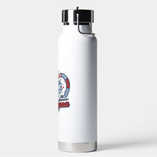 All American Mama Patriotisches Blumen-Shirt-Desig Trinkflasche
