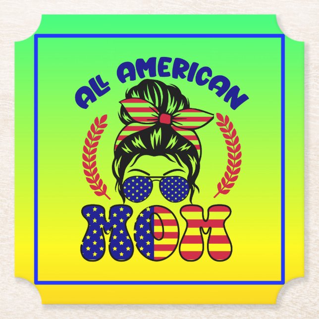All American Mom-32169 Untersetzer (Vorderseite)