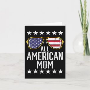 All American Mom 4. Juli Memorial Day passend Karte
