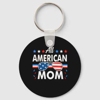 All American Mom 4th of July Family Matching Schlüsselanhänger