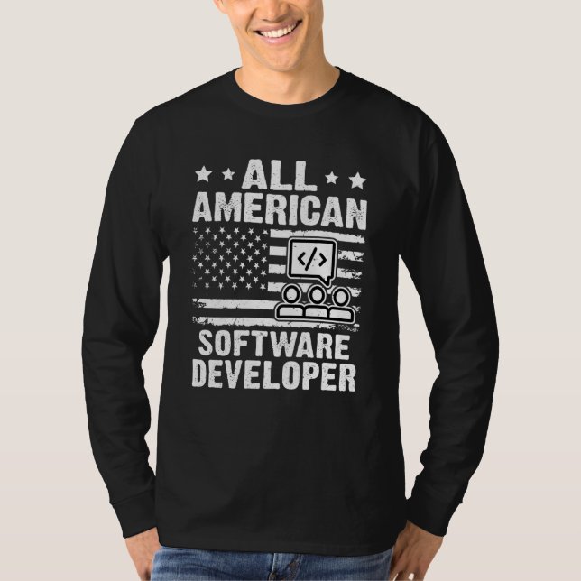 All American Software Developer T-Shirt (Vorderseite)