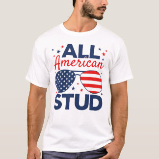 All American Stud, 4. Juli, Men's T - Shirt