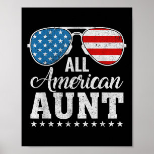 All American Tante Matching Family USA Patriotic 4 Poster