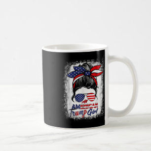 All American Trump Girl 4. Juli Messy Bun Pro Kaffeetasse