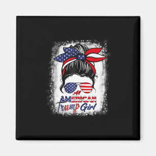 All American Trump Girl 4. Juli Unordentlicher Dut Magnet