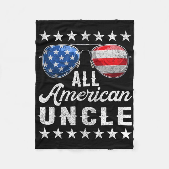 All American Uncle Shirt  Fleecedecke (Vorderseite)
