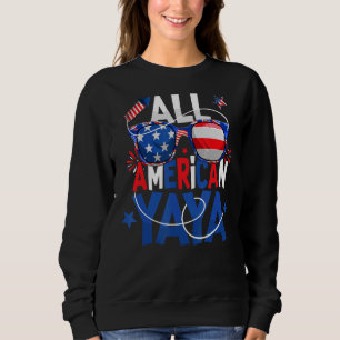 All American Yaya Sonnenbrille US Flag 4. Juli Sweatshirt