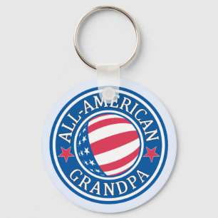 All-Amerikanischer Großvater Schlüsselanhänger