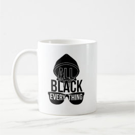 All Black Everything Tassen - Minimalistisches Fun