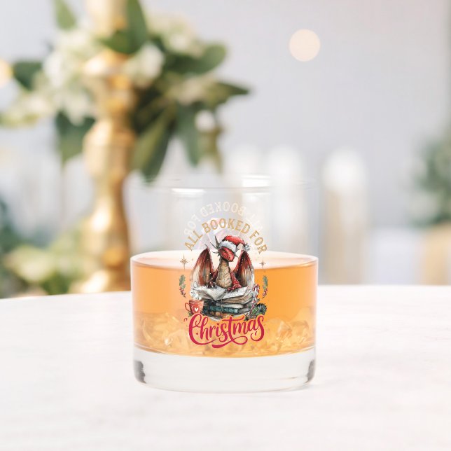All Booked for Christmas Dragon  Whiskyglas (Insitu (Hochzeit))