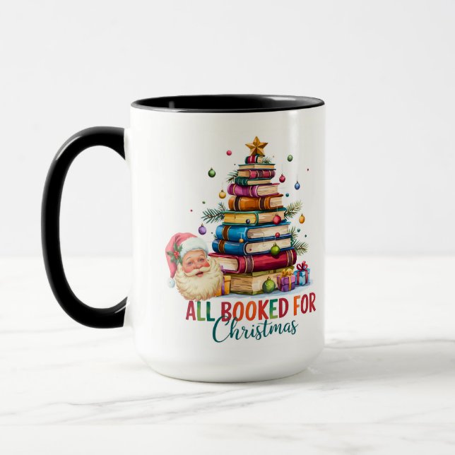 All Booked for Christmas Mug | Book Lover Gift | Tasse (Links)