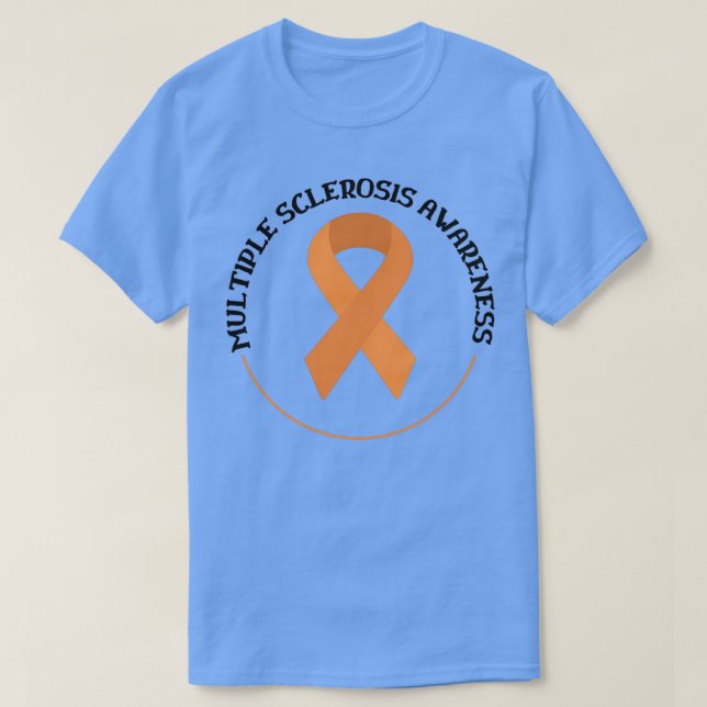 All caps Multiple Sclerosis Awareness Multiple Scl T-Shirt (Design vorne)