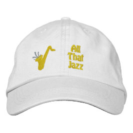All das Jazz bestickte Cap Baseballkappe