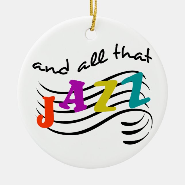 All das Jazz Keramik Ornament (Vorne)