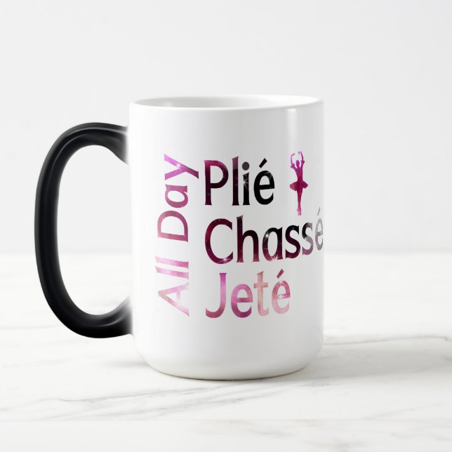 All Day Plies, Jagd, Jete Ballet Design Verwandlungstasse (Links)