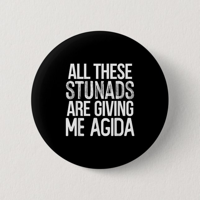 All diese Dummköpfe Agida Lustiger italienischer S Button (Vorderseite)