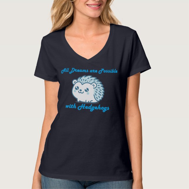All Dreams and Hedgehogs T-Shirt (Vorderseite)