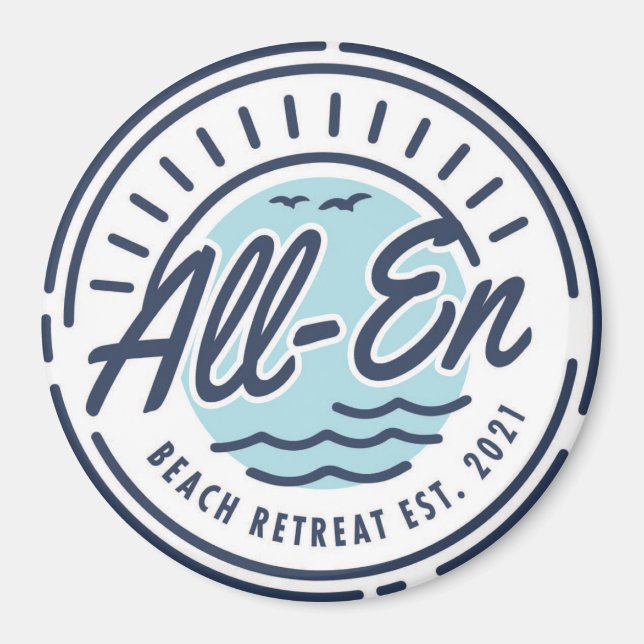 All-En Beach Retreat Magnet (Vorne)