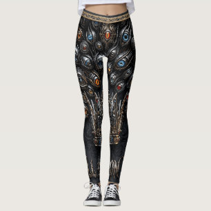 All Eyez On Me Kronen-Grafik Urban Streetwear Leggings